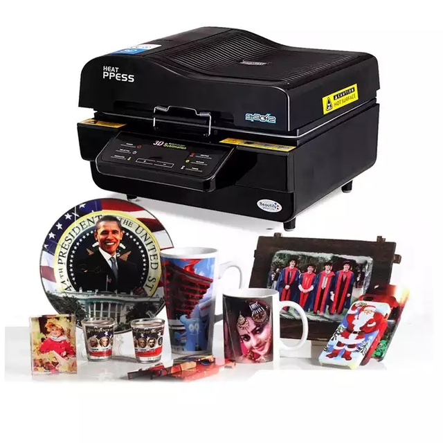 3D Sublimation Vacuum Heat Transfer Press Printer Machine ST3042