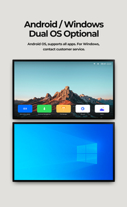 Slim Wall-Hanging 32–98 Inch Full HD LCD Commercial Display Timing <b>Switch</b> for Restaurants Retail - Product Image 2