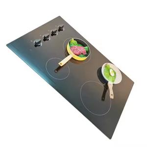 Estufa Eléctrica de Cuatro Quemadores Integrada con Placa de Inducción Oculta para Electrodomésticos de Cocina - Product Image 5