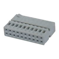 Connecteur électrique pour moto et voiture, 965489-2, 20 broches, femelle, gris, plastique, 2-968322-1
