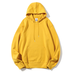 Felpa con <span class=keywords><strong>Cappuccio</strong></span> Unisex Streetwear, Vestibilità Regolare, Design Semplice in Tinta Unita, Manica Lunga, Pullover Ricamato - Product Image 5