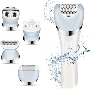 Épilateur multifonction pour femme, électrique, rechargeable, étanche, 6-en-1, pince à épiler en acier inoxydable, utilisation en camping-car et en voiture, garantie 1 an en anglais - Product Image 1