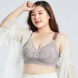 Offre Spéciale tous les jours grande taille push up stretch couverture complète rassemblement mince Bralette glace soie <span class=keywords><strong>allaitement</strong></span> <span class=keywords><strong>soutien</strong></span>-<span class=keywords><strong>gorge</strong></span> sous-vêtements femmes - Product Image 4