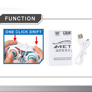 MILI 1:64 Alliage RC Mini RC Drift Car 1993 Ford Mustang STV Jouet 2.4GHz Contrôle à Vitesse Variable Télécommande avec Poignée - Product Image 4