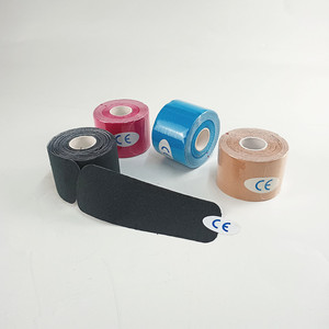 Bande de kinésiologie en coton pré-découpée 5 cm, bande adhésive élastique pour soulager les douleurs musculaires, soutien du genou et du cou, physiothérapie - Product Image 5