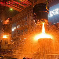 Grue à portique à deux crochets pour la coulée industrielle, grue à portique électrique à double poutre pour la manipulation de métaux fondus