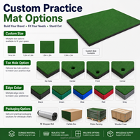 Tapis de frappe de golf professionnel XJT 750*1000cm, grand tapis d'entraînement pour practice de golf, vente en gros, logo personnalisé, directement de l'usine, en vrac