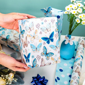 Butterfly <b>Pattern</b> Gift Wrapping <b>Paper</b> Double-Sided Art <b>Paper</b> for Packaging and Crafting - Product Image 1