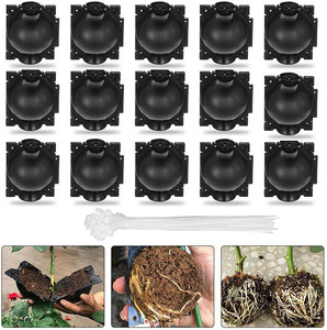 Simple Cutting Grafting Root Control High-Pressure Flower Pots Planters for Garden High-Altitude Branch Pressing Propagation - Product Image 3