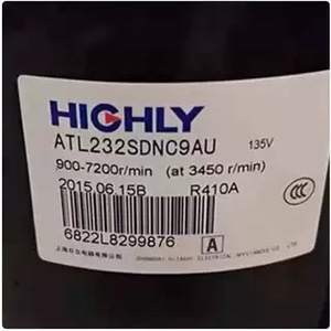 คอมเพรสเซอร์อินเวอร์เตอร์ ATL232SDNC8MU R410A ใหม่เอี่ยมสำหรับเปลี่ยนแอร์ - Product Image 2