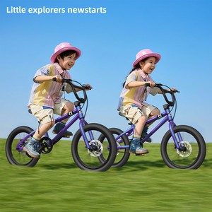 Vélo de montagne à pédales pour enfants Little Explorer avec suspension à fourche à ressort pour garçons de 3 à 12 ans - Product Image 4