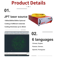 BingYan 1500w/2000w/3000w petite découpeuse Laser à Fiber CNC en acier inoxydable/aluminium/cuivre/or Machines de découpe Laser pour bijoux