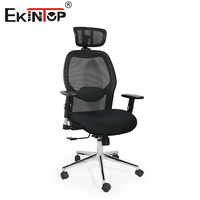 Chaise de bureau ergonomique Ekintop avec siège en maille de luxe, qualité supérieure, confort de travail, sièges de bureau de qualité, fourniture de chaises de bureau