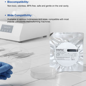 Smile Find Forniture Ortodontiche Multiuso per Igiene Orale, Fogli Termoformabili per Allineatori Dentali Invisibili Trasparenti - Product Image 3