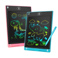 Tablette d'écriture électronique pour enfants, tableau magique de dessin de 8,5 pouces, bloc-notes à gribouiller, jouet éducatif avec bouton effaceur, tablette d'écriture LCD