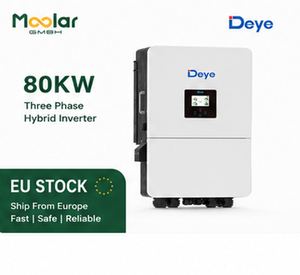Invertisseur Hybride Commercial en Gros Deye SUN-80K-SG02HP3-EU 80KW Stockage de Batteries Haute Tension pour Distributeurs Entrepôt Europe - Product Image 1