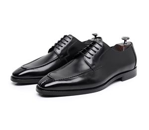 Nouvelles Chaussures Homme Grande Taille Style Italien et Norvégien, à Talon Plat, Bout Carré, à Lacets, Respirantes, Légères, Antidérapantes, Patchwork, pour Gentleman - Product Image 6