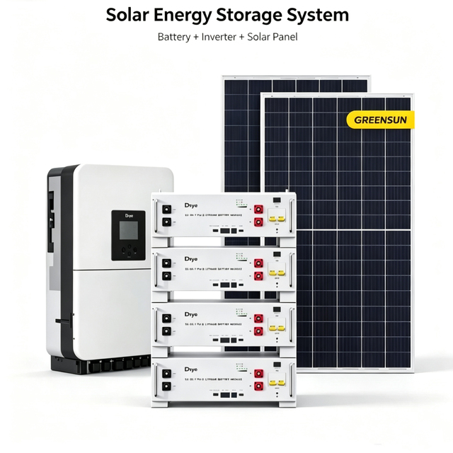 Deye Solis Goodwe Hybrid Solar Power System 3kw 5kw 8kw 10kw 20kw Solar Power System 10000W Home Solar Setup Package