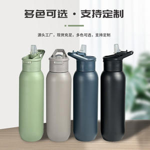 Portable Double-Layer Vacuum Insulation Cup New 304 Stainless Steel Sports <b>Kettle</b> with Classic Design for <b>Camping</b> Mountaineering - Product Image 2