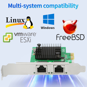 <span class=keywords><strong>Intel</strong></span> <span class=keywords><strong>82571</strong></span>-t2 cổng kép Gigabit PCIe X1 Card mạng máy chủ Ethernet Adapter NIC - Product Image 5