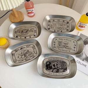 Khay kiểu hiện đại cổ điển, phong cách Mỹ, dùng trong gia đình, đựng thức ăn, trái cây, đồ ăn nhẹ, để bàn cà phê, đựng đồ, dùng cho dã ngoại - Product Image 6