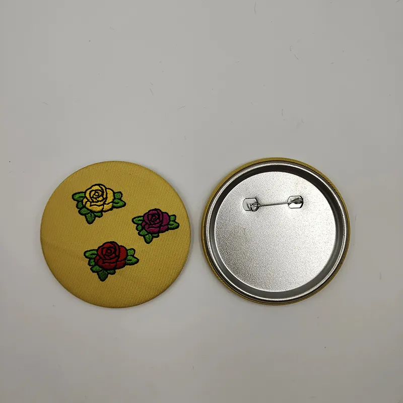 High quality design button pin badge wholesale souvenir anime 30mm blank button badges