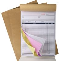 Libro de Facturas Personalizado al por Mayor, Hojas de Recibo Duplicadas, Papel Autocopiativo para Libro de Ventas de Tienda, Libro de Pedidos