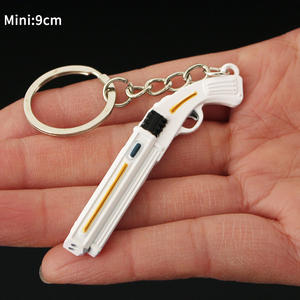 <span class=keywords><strong>Valorant</strong></span> Gun llavero Nuevo Producto 9cm Mini Metal <span class=keywords><strong>Valorant</strong></span> Gun cuchillo llavero personalizado - Product Image 5