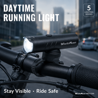 Lampe frontale portable pour vélo, autonomie de 9 heures, pour VTT, vélo électrique, aventures nocturnes en plein air, accessoires de vélo