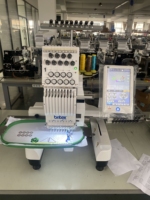Machine à broder personnalisée de petite taille BR-901C, machine à broder automatique à tête unique, machine à broder informatisée
