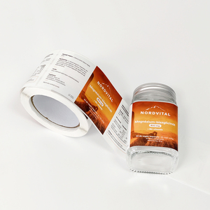 Personalized Printed food safe waterproof vinyl roll label for <b>kitchen</b> plastic glass food storage jar container packaging - Product Image 2