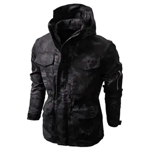 Outdoor Jagen Vissen Lading Outwear Jas Combat Training Camouflage Uniformen Ripstop Multi Pockets Safari Jas