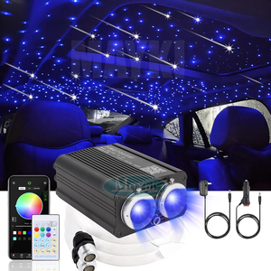Kit de Luces de Fibra Óptica para Techo de Auto y Hogar, Efecto Estrella Fugaz, Control por Aplicación, RGBW, Luces Ópticas para Techo de Auto - Product Image 1