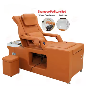 Lit facial avec chaise multifonction avec shampooing Système de massage 3 en 1 - Product Image 1