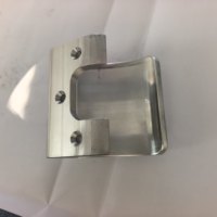 Blocco di Supporto Industriale in Lega di Alluminio Lavorato CNC di Precisione, Hardware di Montaggio Personalizzato OEM ODM
