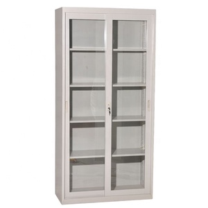 Office Equipment Combination 2 Door Small Storage Steel Filing <b>Cabinet</b> Glass Door Medical Storage Cupboard File <b>Cabinet</b> - Product Image 1