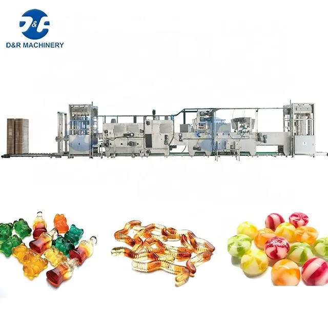 Starch Mogul Plant With Wooden Tray For Gelatin Bear Gummy And Pectin Jelly Candy Making Machine