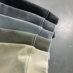Chaqueta con cremallera de peso pesado para hombre, estilo streetwear, con lavado ácido, hombros caídos, tipo sudadera, venta al por mayor TKAN9126 - Product Image 4