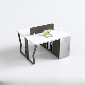 Vente en gros de personnalisation 1.2m petit bureau modulaire en bois blanc Table de bureau minimaliste au design moderne pour chambre à coucher - Product Image 1