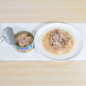 Materia prima fresca <span class=keywords><strong>de</strong></span> primera calidad, pescado enlatado, trozo <span class=keywords><strong>de</strong></span> atún enlatado triturado en aceite - Product Image 4