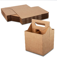 Cajas de Cartón Corrugado Personalizadas para 6 Botellas de Cerveza o Vino de 12 Oz, con Laminado Brillante, Ecológicas, Reciclables, para un Transporte Seguro y Fácil