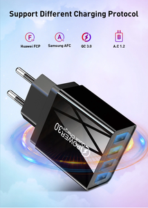 3.1A nhanh chóng phí nhanh chóng sạc anh chúng tôi EU cắm <span class=keywords><strong>4</strong></span> cổng USB tường sạc cho <span class=keywords><strong>iPhone</strong></span> Cube Adapter QC3.0 Android USB sạc cắm - Product Image 4