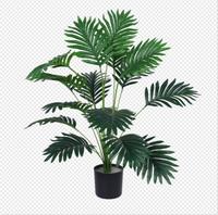 Palmera Artificial Moderna de 70 cm, Mini Bonsái Verde para Decoración de Centros Comerciales y Hogar, Plantas Artificiales, Árbol Artificial