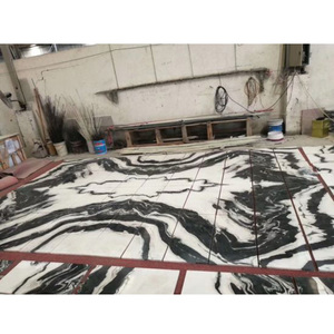 Azulejos de Mármol para Pisos, Decoración de Piedra Natural, Azulejos de Piedra para Paredes, Azulejos de Mármol para Pisos, Mármol Blanco Panda, Bianco Dalmata - Product Image 6