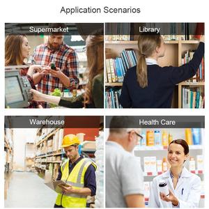 Scanner di Codici a Barre Portatile EDOO W41-22 a Bassa Potenza, Connessione QR Code Cablata/Wireless USB/WIFI <span class=keywords><strong>2</strong></span>.4G, Trasmissione 150m, Lettore 1D/2D - Product Image 3