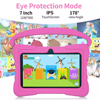 Tablette Android 7 pouces en gros pour enfants : Nouveauté pour l'apprentissage et le jeu des bébés et des jeunes enfants, avec processeur Allwinner et Wi-Fi intégré