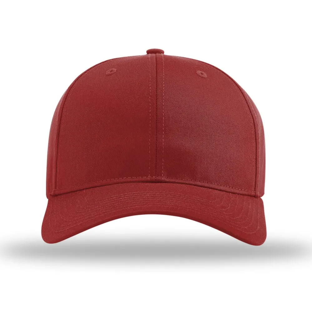 أحمر 6 لوحة الرياضة في الهواء الطلق قبعات التخييم مخصص 6 لوحة المفاجئة الظهر قبعة ، بقع مخصصة قبعات البيسبول للصيد Gorras
