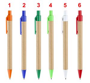 Promotional Cheapest Pressed Eco-Friendly Paper Tube Ballpoint <b>Pen</b> With Custom Print Logo Adertiding for Ball Point Gift - Product Image 6