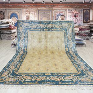 260x360cm Large <strong>Turkish</strong> Style Indian Silk Carpet <strong>UK</strong> Persian <strong>Rug</strong> Benefits Area <strong>Rugs</strong> - Product Image 1