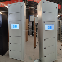 Casier de location de bagages intelligent à l'aéroport en libre-service avec système de paiement Casiers de rangement automatiques pour les vestiaires des villes touristiques